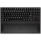 Tastatura gaming mecanica wireless HP Omen Spacer TKL, iluminare alb/rosu, switch Cherry MX Brown, Negru