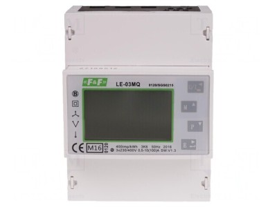 Contor digital montare șină DIN LCD 10A LE-03MQ foto