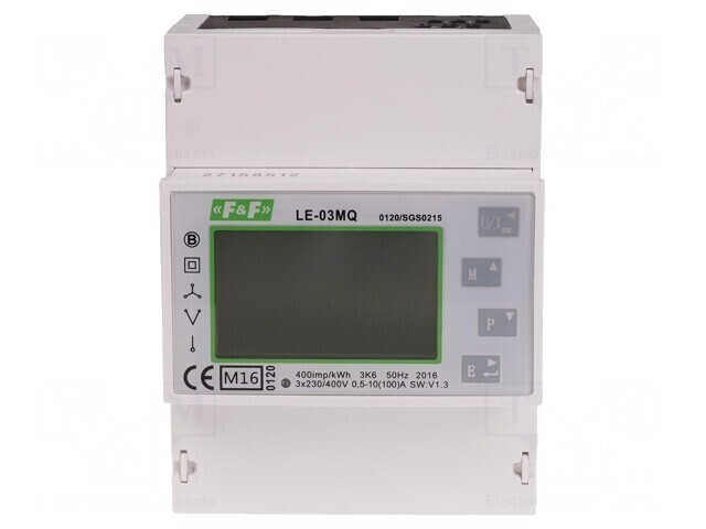 Contor digital montare șină DIN LCD 10A LE-03MQ