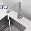 Baterie Bucatarie, Inox SUS304, Satinat, N/CF0C1 ModernLight Concept, Korman Technik