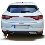 Ornamente cromate pentru bara spate/evacuare/tobe Renault Megane 4, VI din 2016