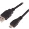 Cablu USB 2.0 A-Micro B 1.8m Negru