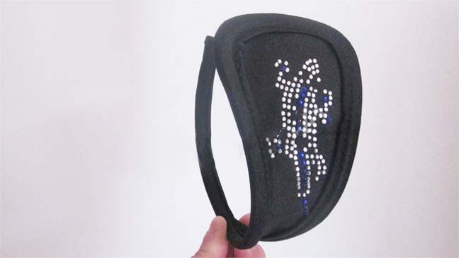 GS324-1 Chilot invizibil c-string cu strasuri in forma de soparla