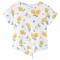 Tricou pentru copii cu tiv tip cravată, ecru, 128
