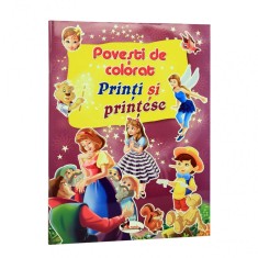 Povesti de colorat - Printi si printese