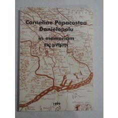 IN MEMORIAM - CORNELIAE PAPACOSTEA DANIELOPOLU