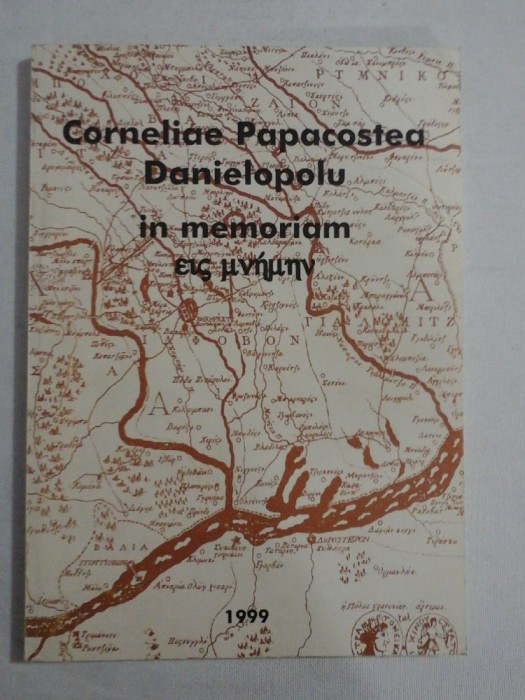 IN MEMORIAM - CORNELIAE PAPACOSTEA DANIELOPOLU
