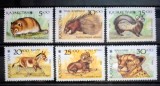 Kazahstan 1993 fauna animale ghepard, porc spinos serie 6v neștampilată