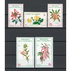 Comores 1971 Mi 124/28 MNH, nestampilat - Flori