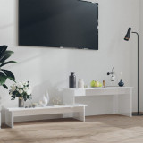 Comoda TV, alb extralucios, 180x30x43 cm, PAL GartenMobel Dekor, vidaXL