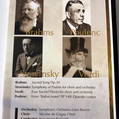 DVD Goldine classics: Brahms, Poulenc, Stravinsky, Verdi