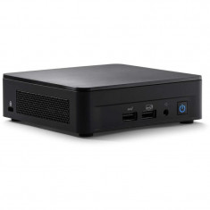Mini PC Asus NUC 13 Pro Kit NUC13ANKi5 cu procesor Intel® Core™ i5-1340P pana la 4.60 GHz, fara RAM, fara stocare, Intel® Iris® Xe Graphics eligible,