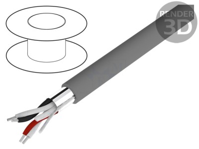 Cablu control ecranat 2x2x24AWG foto