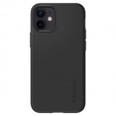 Husa Spigen Thin Fit pentru iPhone 12 Mini 5.4&amp;quot;, Ultra Subtire, Negru foto