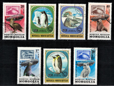 MONGOLIA 1980/1981 - Fauna arctica foto