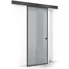 Usa glisanta Boss &reg; Black, model Confort negru, 60x215 cm, sticla 8 mm gri securizata, culisanta in ambele directii