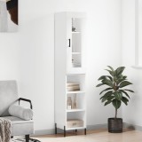 vidaXL Dulap &icirc;nalt, alb, 34,5x34x180 cm, lemn prelucrat