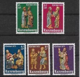 Luxemburg 1973 - Caritas, Craciun, arta, serie neuzata