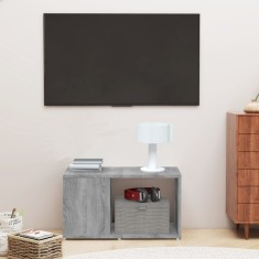 vidaXL Comodă TV, gri sonoma, 60x24x32 cm , lemn compozit
