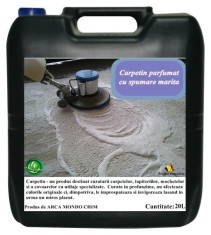 Solutie pentru covoare Carpetin parfumat cu spumare marita, Bidon 20L foto