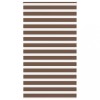 VidaXL Jaluzea tip zebra maro lățime țesătură 125,9 cm poliester 4014397