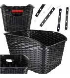 Cos bicicleta portbagaj spate negru