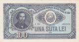 ROMANIA RPR 100 LEI 1952 aXF