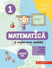 Matematica si explorarea mediului. Exercitii, probleme, jocuri, teste de evaluare. Clasa I 2022-2023. Editia a II-a - Daniela Berechet, Florian Berech foto