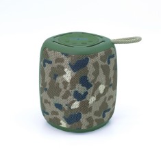 BOXE GEMBIRD portabile bluetooth, RMS: 5W, baterie 1200mAh, microSD, USB, FM-radio, LED light, BT v5.1, 111x111x134mm, 530 grame, camo, &quot;SPK-BT-LED-03