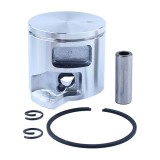Piston complet drujba compatibil Husqvarna 560, 562, Jonsered CS2260, Diametru 46mm, Bolt 10mm, Segment 1.5mm, Cod OEM 529504701