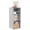 Gossi biblioteca, gri sonoma, 34x31x80 cm, lemn prelucrat