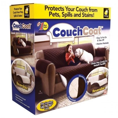 Husa de protectie pentru canapea Couch Coat cu 2 fete foto