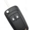 Opel / Chevrolet - Carcasa cheie - 2 butoane - tip briceag