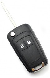 Opel / Chevrolet - Carcasa cheie - 2 butoane - tip briceag