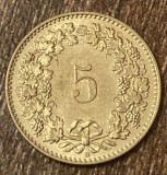 C50 - Moneda foarte veche - Elvetia - 5 rappen - 2011