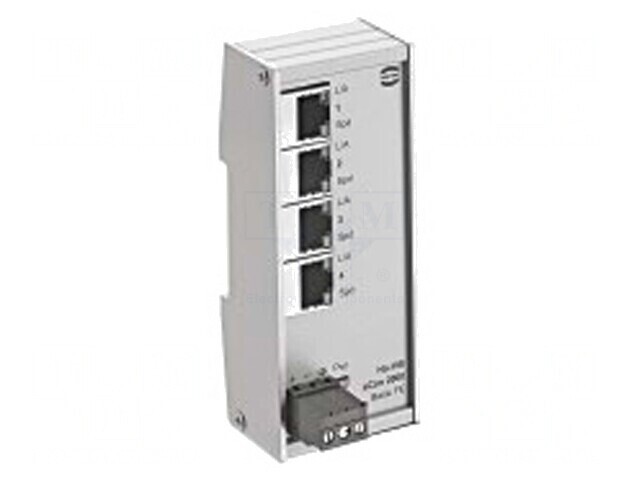 Switch Ethernet neadministrabil 4 porturi RJ45 9-60VDC