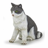 Papo - Figurina Pisica sezand, Rase De Caini Si Pisici