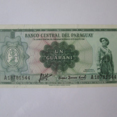 Paraguay 1 Guarani 1963 Pick 193 UNC