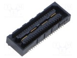 Conector PCB-PCB mamă 40 PIN 0,8mm QSE aurit SMT 2A SAMTEC