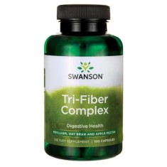 Complex cu Trei Fibre pentru Sistemul Digestiv Tri-Fiber Complex 100 capsule Swanson foto
