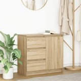 Bufetă cu sertar Stejar Sonoma 71x35x65 cm Lemn prelucrat