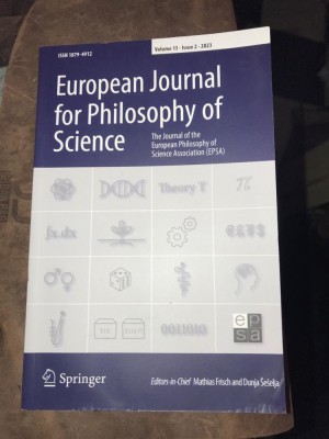 European Journal for Philosophy of Science vol 13 issue 2 foto