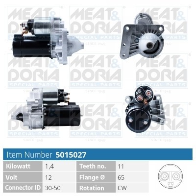 MEAT &amp; DORIA 5015027 starter