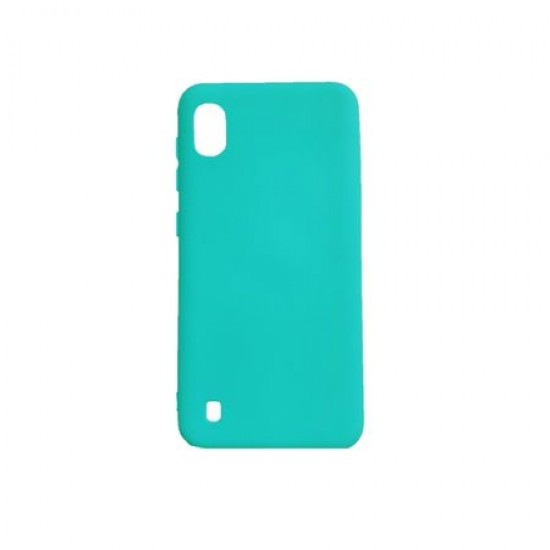 Husa silicon soft-touch compatibila cu Samsung Galaxy A10, Turquoise Mint