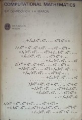 COMPUTATIONAL MATHEMATICS-B.P. DEMIDOVICH, I.A. MARON-219143