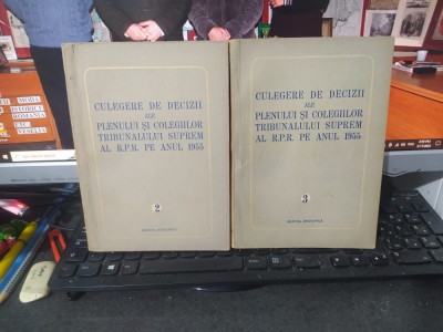 Culegere de decizii ale Tribunalului Suprem al R.P.R. pe anul 1955, vol. 2-3 046 foto