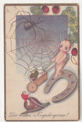 bnk cp Felicitare - circulata - interbelica foto