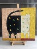 Curious cat, Animale, Acrilic, Avangardism