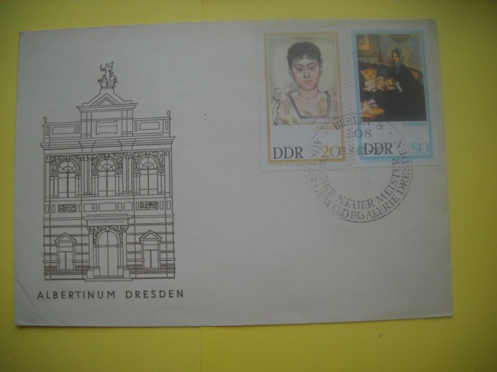 HOPCT PLIC S NR 909 ALBERTINUM DRESDEN -PICTURA 1967 GERMANIA -NECIRCULAT