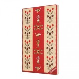 Agenda nedatata Motive florale, foi albe, A5 - 14,9 x 21 cm, 160 pg, MB249 B1